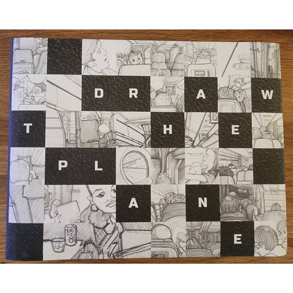 Draw The Plane by Joseph Mayernik 2017 Art Book with Postcard Bookmark